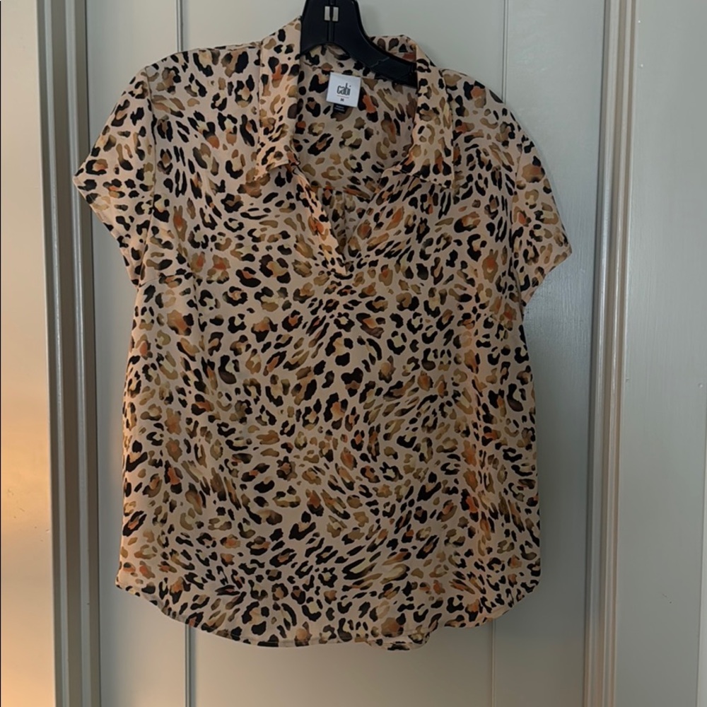 Animal Print Blouse (CAbi)